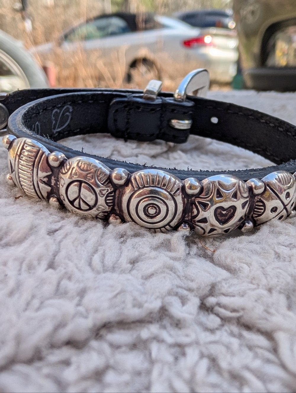 Brighton Harmony Bandit Bracelet leather-branded